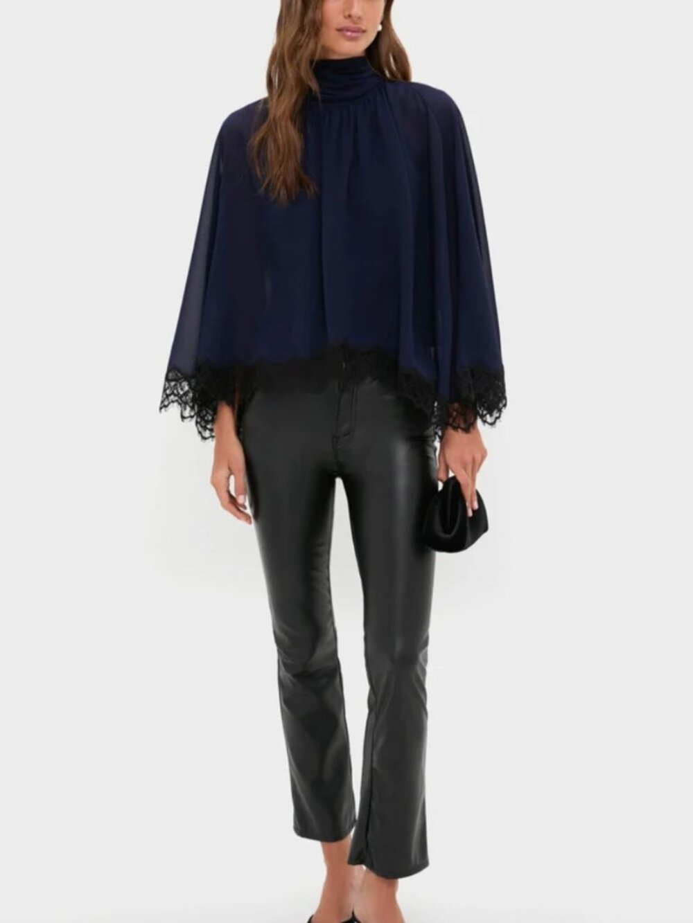 Tuckernuck Navy Cape Chiffon Ashfield Top